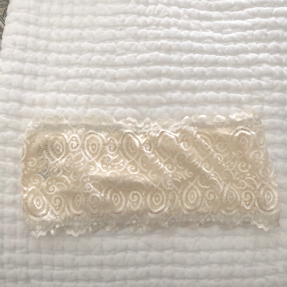 Free People Cream Bandeau